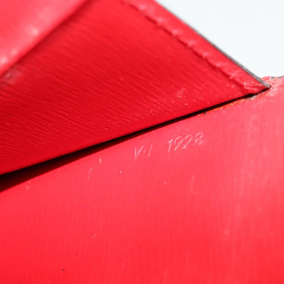 LOUIS VUITTON Epi Capuchin Shoulder Bag Red M52347 LV Auth 140925