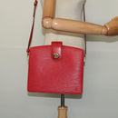 LOUIS VUITTON Epi Capuchin Shoulder Bag Red M52347 LV Auth 140925-22
