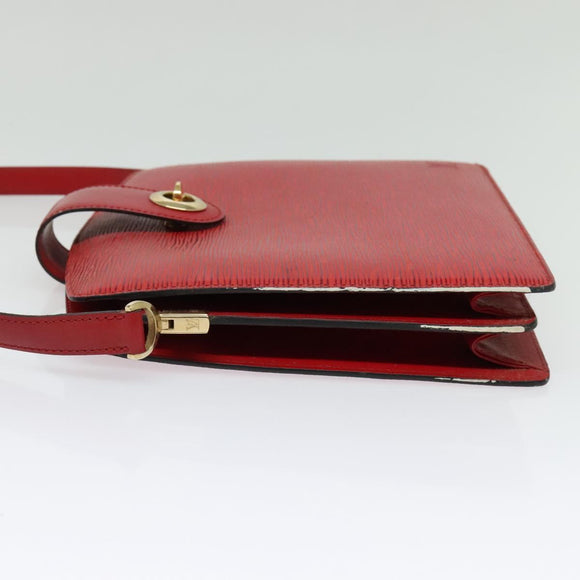 LOUIS VUITTON Epi Capuchin Shoulder Bag Red M52347 LV Auth 140925