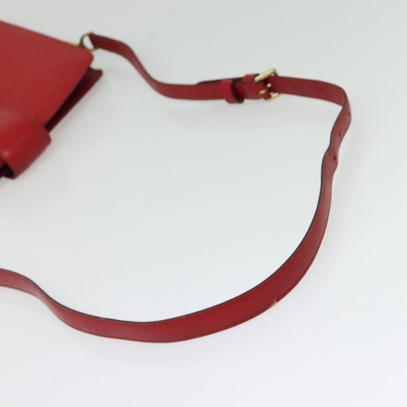 LOUIS VUITTON Epi Capuchin Shoulder Bag Red M52347 LV Auth 140925