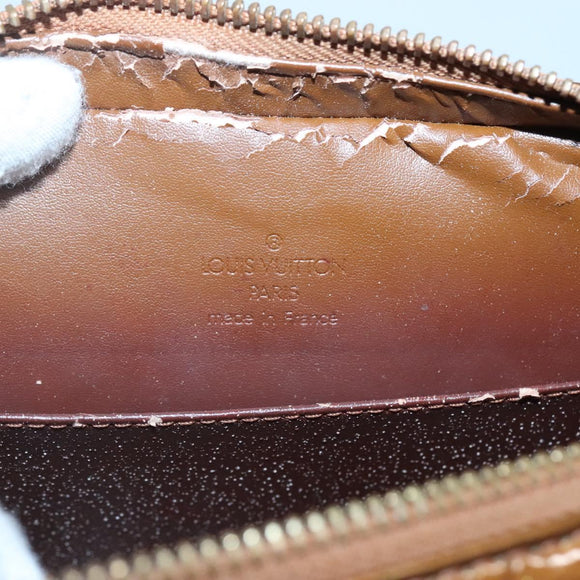 LOUIS VUITTON Monogram Vernis Christy MM Shoulder Bag Bronze M91109 Auth 140927