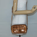 LOUIS VUITTON Monogram Vernis Christy MM Shoulder Bag Bronze M91109 Auth 140927-23