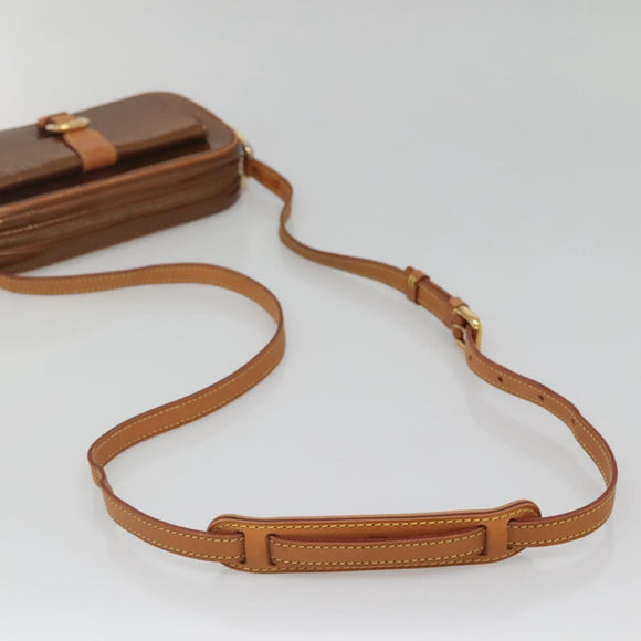 LOUIS VUITTON Monogram Vernis Christy MM Shoulder Bag Bronze M91109 Auth 140927