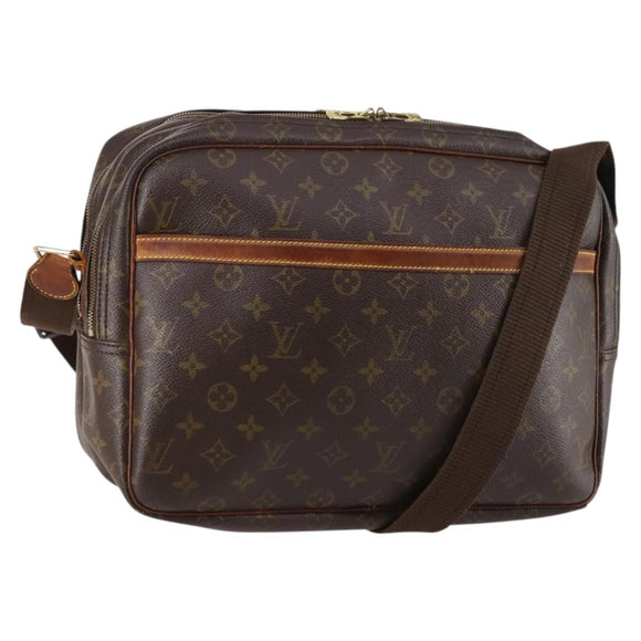 LOUIS VUITTON Monogram Reporter GM Shoulder Bag M45252 LV Auth 140930