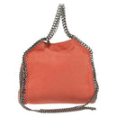 Stella MacCartney Chain Falabella Shoulder Bag Suede Orange 371223 Auth 140944-1