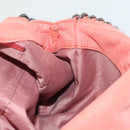 Stella MacCartney Chain Falabella Shoulder Bag Suede Orange 371223 Auth 140944-19