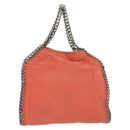 Stella MacCartney Chain Falabella Shoulder Bag Suede Orange 371223 Auth 140944-3