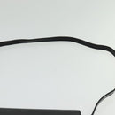 GUCCI Shoulder Bag Leather Black Gold Auth 140948-14