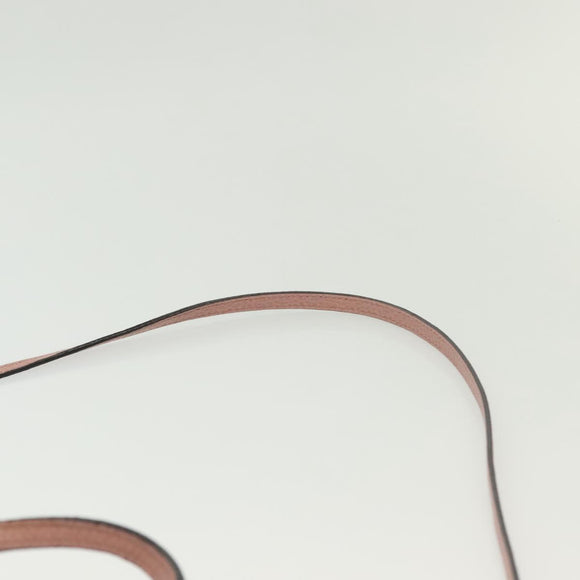 GUCCI Hand Bag Leather 2way Pink Gold 368827 Auth 140949