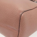 GUCCI Hand Bag Leather 2way Pink Gold 368827 Auth 140949-19