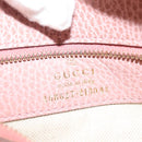 GUCCI Hand Bag Leather 2way Pink Gold 368827 Auth 140949-12