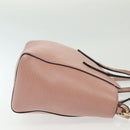 GUCCI Hand Bag Leather 2way Pink Gold 368827 Auth 140949-3