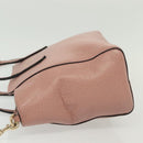 GUCCI Hand Bag Leather 2way Pink Gold 368827 Auth 140949-4