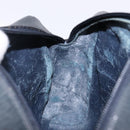 GUCCI GG Supreme Sherry Line Shoulder Bag PVC Navy Gold 378 02 004 Auth 140950-21