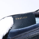 GUCCI GG Supreme Sherry Line Shoulder Bag PVC Navy Gold 378 02 004 Auth 140950-12