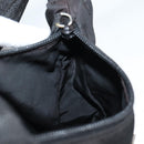 PRADA Hand Bag Nylon Black Silver Auth 140951V-20