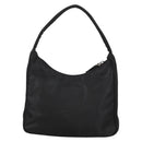 PRADA Hand Bag Nylon Black Silver Auth 140951V-2