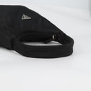 PRADA Hand Bag Nylon Black Silver Auth 140951V-7