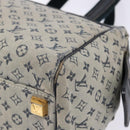 LOUIS VUITTON Monogram Mini Josephine PM Hand Bag Blue M92049 LV Auth 140953-10