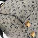 LOUIS VUITTON Monogram Mini Josephine PM Hand Bag Blue M92049 LV Auth 140953-11