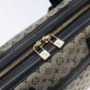 LOUIS VUITTON Monogram Mini Josephine PM Hand Bag Blue M92049 LV Auth 140953-15