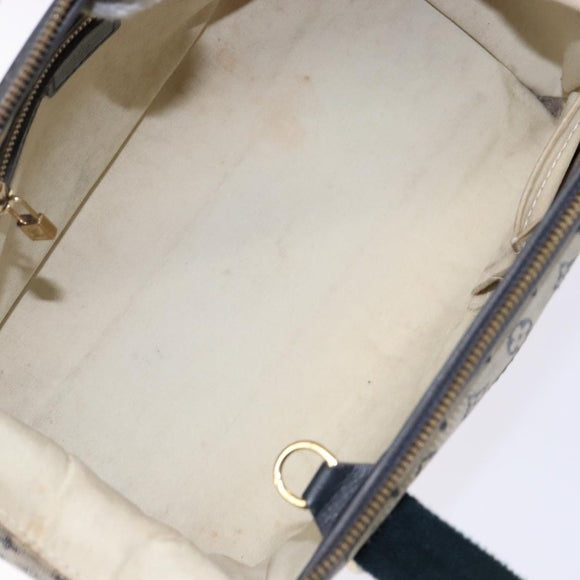 LOUIS VUITTON Monogram Mini Josephine PM Hand Bag Blue M92049 LV Auth 140953