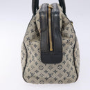 LOUIS VUITTON Monogram Mini Josephine PM Hand Bag Blue M92049 LV Auth 140953-4