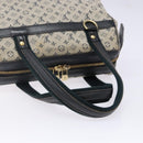 LOUIS VUITTON Monogram Mini Josephine PM Hand Bag Blue M92049 LV Auth 140953-7