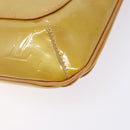 LOUIS VUITTON Monogram Vernis Thompson Street Bag Beige M91301 LV Auth 140954-16