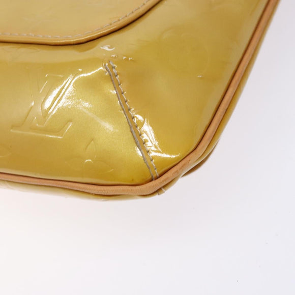 LOUIS VUITTON Monogram Vernis Thompson Street Bag Beige M91301 LV Auth 140954