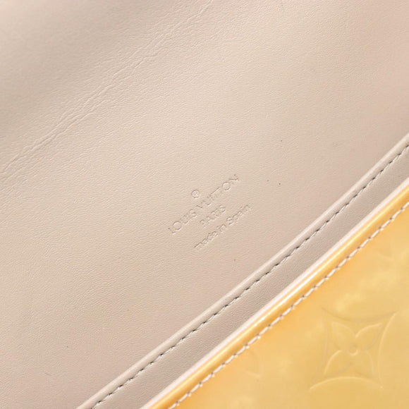 LOUIS VUITTON Monogram Vernis Thompson Street Bag Beige M91301 LV Auth 140954