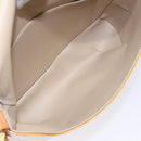 LOUIS VUITTON Monogram Vernis Thompson Street Bag Beige M91301 LV Auth 140954-11