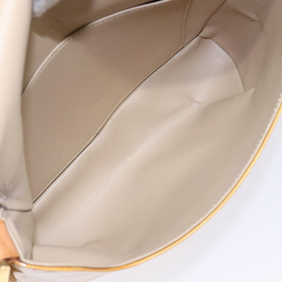 LOUIS VUITTON Monogram Vernis Thompson Street Bag Beige M91301 LV Auth 140954