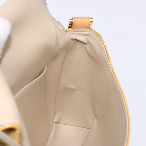 LOUIS VUITTON Monogram Vernis Thompson Street Bag Beige M91301 LV Auth 140954