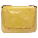 LOUIS VUITTON Monogram Vernis Thompson Street Bag Beige M91301 LV Auth 140954-2