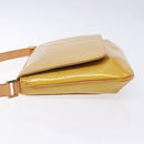 LOUIS VUITTON Monogram Vernis Thompson Street Bag Beige M91301 LV Auth 140954-4