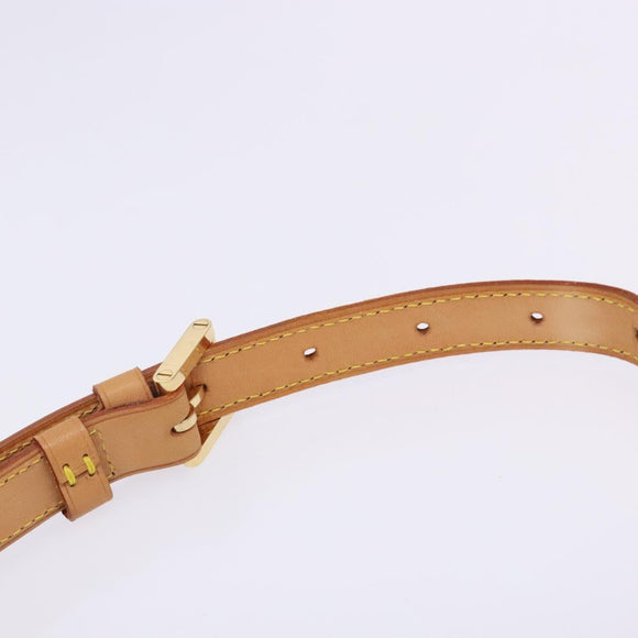 LOUIS VUITTON Monogram Vernis Thompson Street Bag Beige M91301 LV Auth 140954