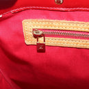 LOUIS VUITTON Monogram Vernis Reade MM Hand Bag Red Rouge M91086 LV Auth 140955-17