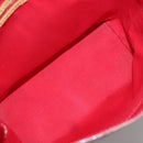 LOUIS VUITTON Monogram Vernis Reade MM Hand Bag Red Rouge M91086 LV Auth 140955-11