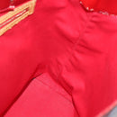 LOUIS VUITTON Monogram Vernis Reade MM Hand Bag Red Rouge M91086 LV Auth 140955-18