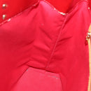 LOUIS VUITTON Monogram Vernis Reade MM Hand Bag Red Rouge M91086 LV Auth 140955-19