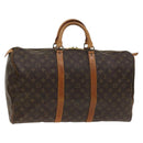 LOUIS VUITTON Monogram Keepall 50 Boston Bag M41426 LV Auth 140961-1