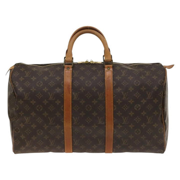 LOUIS VUITTON Monogram Keepall 50 Boston Bag M41426 LV Auth 140961 - 0