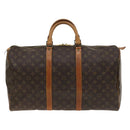 LOUIS VUITTON Monogram Keepall 50 Boston Bag M41426 LV Auth 140961-13