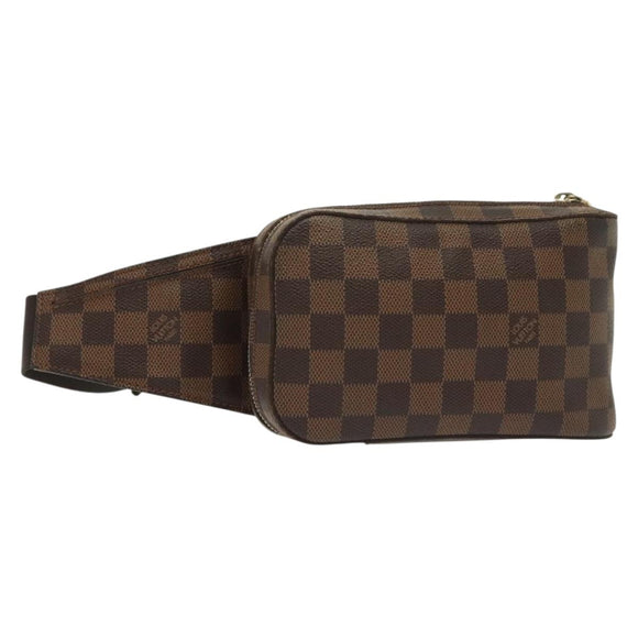 LOUIS VUITTON Damier Ebene Geronimos Shoulder Bag N51994 LV Auth 140974