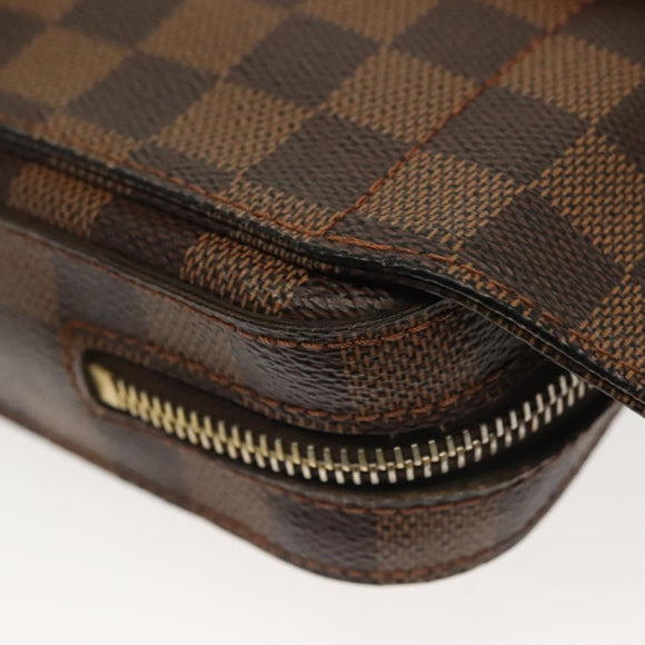 LOUIS VUITTON Damier Ebene Geronimos Shoulder Bag N51994 LV Auth 140974