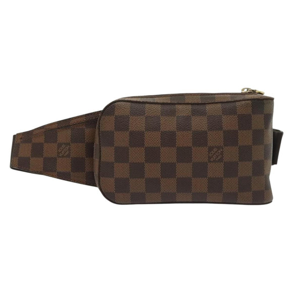 LOUIS VUITTON Damier Ebene Geronimos Shoulder Bag N51994 LV Auth 140974