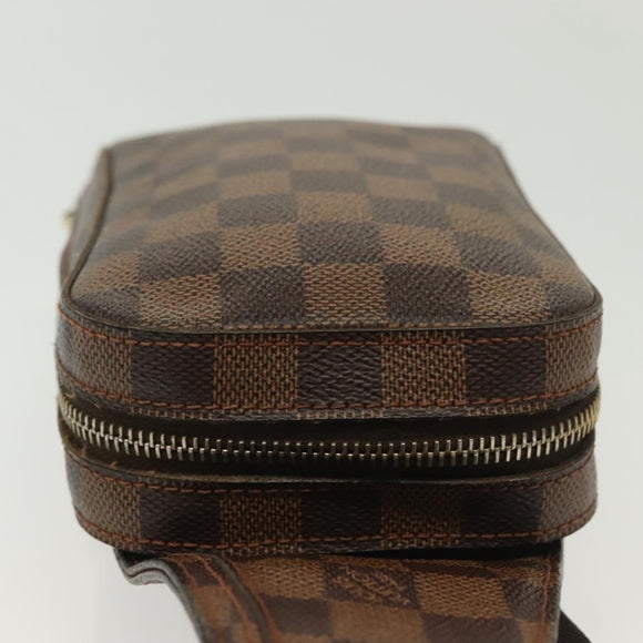 LOUIS VUITTON Damier Ebene Geronimos Shoulder Bag N51994 LV Auth 140974