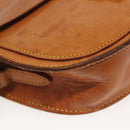 LOUIS VUITTON Nomad leather Jeune Fille PM Shoulder Bag Beige LV Auth 140977-14