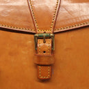 LOUIS VUITTON Nomad leather Jeune Fille PM Shoulder Bag Beige LV Auth 140977-17